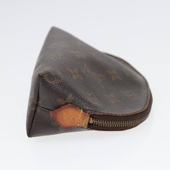 LOUIS VUITTON Monogram Pochette Cosmetic PM Cosmetic Pouch M47515 LV Auth 82728 - Picture 4 of 16